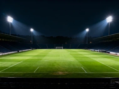 Cerințe de iluminare a terenului de fotbal
